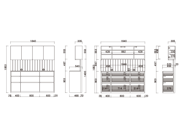 「BC（ビーシー）」のキッチンボード